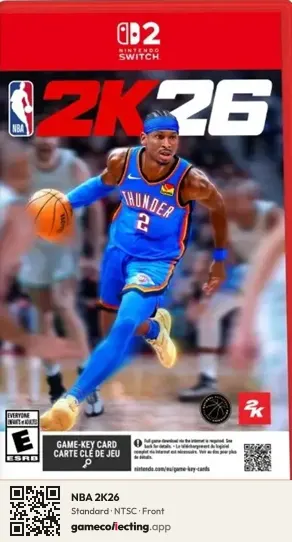 NBA 2K26 Nintendo Switch 2, NTSC box front