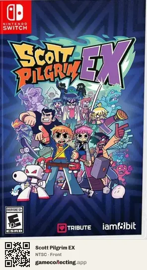 Scott Pilgrim EX Nintendo Switch, NTSC box front
