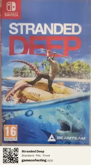 Stranded Deep Nintendo Switch, PAL box front