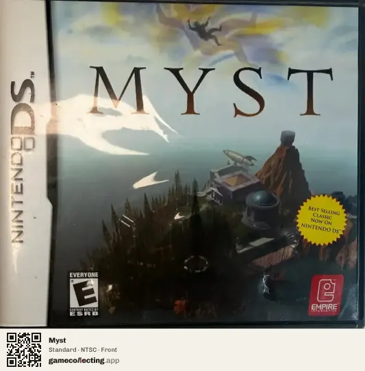 Myst Nintendo DS, NTSC box front
