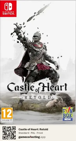 Castle of Heart: Retold Nintendo Switch, PAL box front