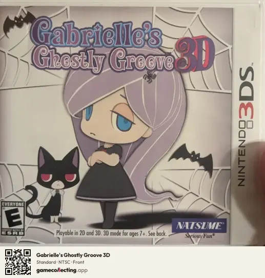 Gabrielle's Ghostly Groove 3D Nintendo 3DS, NTSC box front