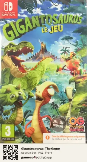 Gigantosaurus: The Game Nintendo Switch, PAL box front