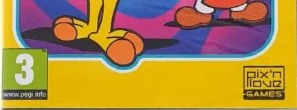 Donut Dodo, the PEGI square on its front