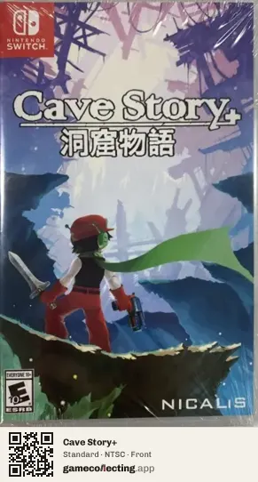 Cave Story+ Nintendo Switch, NTSC box front