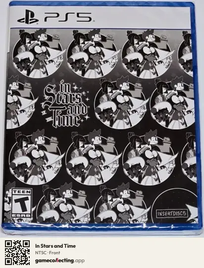 In Stars and Time PlayStation 5, NTSC box front