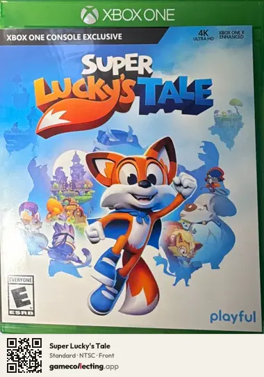 Super Lucky's Tale Xbox One, NTSC box front