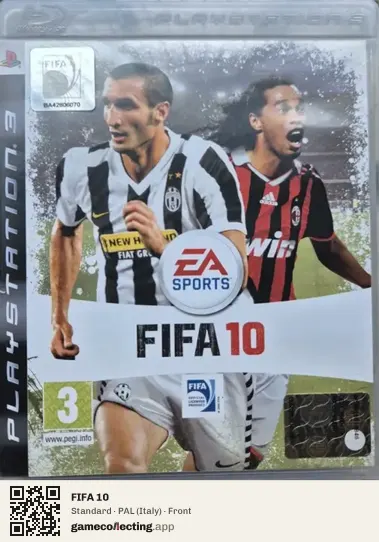 FIFA 10 PlayStation 3, Italy box front