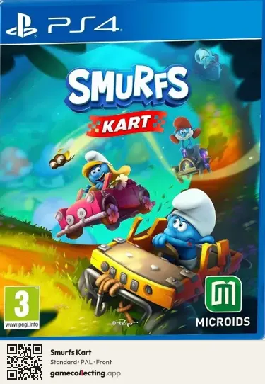 Smurfs Kart PlayStation 4, PAL box front