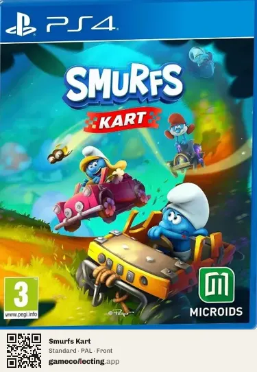 Smurfs Kart PlayStation 4, PAL box front