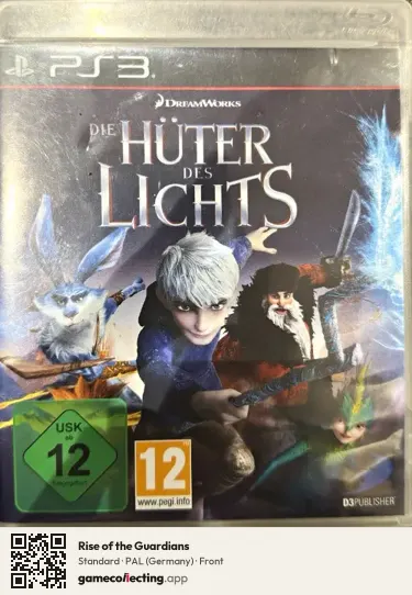 Rise of the Guardians PlayStation 3, Germany box front