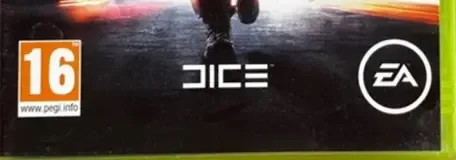 Battlefield 3, the PEGI square on its front