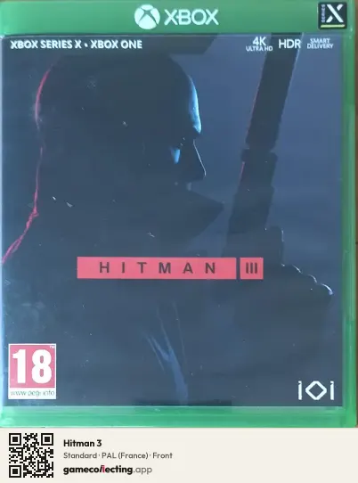 Hitman 3 Xbox Series X, France box front