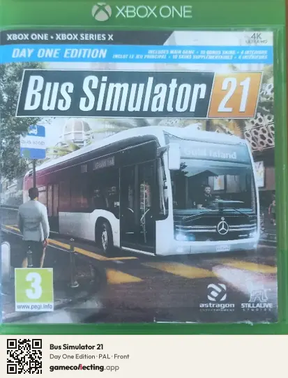 Bus Simulator 21 Xbox One, PAL box front
