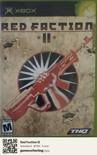 Red Faction II Xbox, NTSC box front