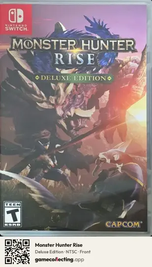 Monster Hunter Rise Nintendo Switch, NTSC box front