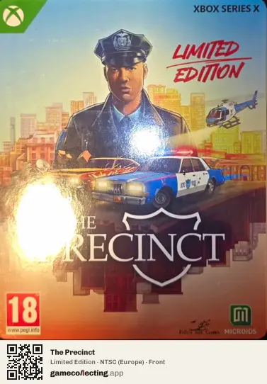 The Precinct Xbox Series X, Europe box front