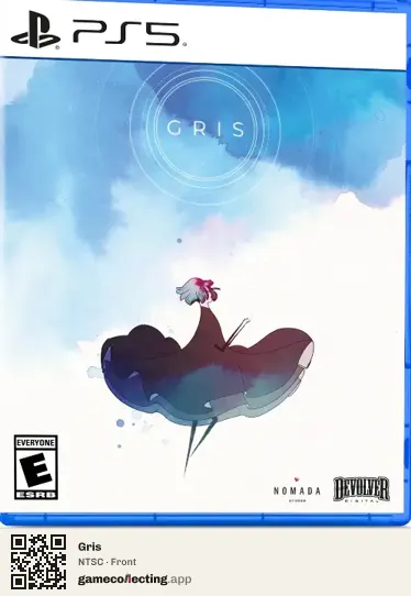 Gris PlayStation 5, NTSC box front