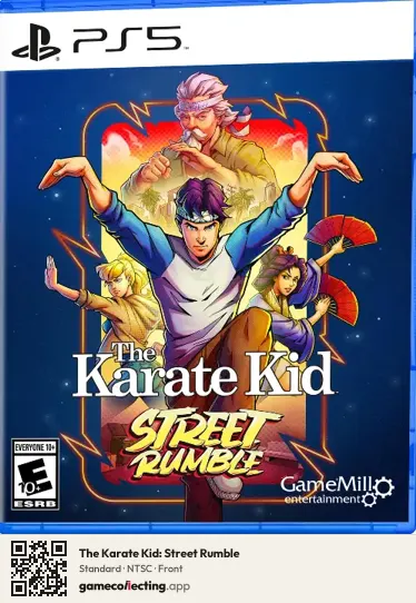 The Karate Kid: Street Rumble PlayStation 5, NTSC box front