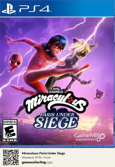 Miraculous: Paris Under Siege PlayStation 4, NTSC box front