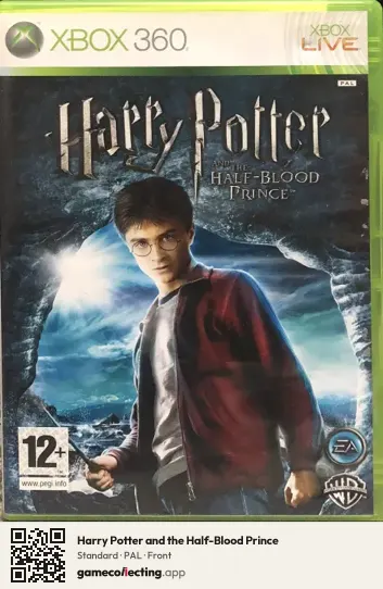 Harry Potter and the Half-Blood Prince Xbox 360, PAL box front