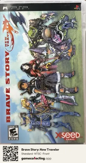 Brave Story: New Traveler PlayStation Portable, NTSC box front