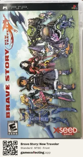 Brave Story: New Traveler PlayStation Portable, NTSC box front