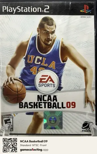 NCAA Basketball 09 PlayStation 2, NTSC box front