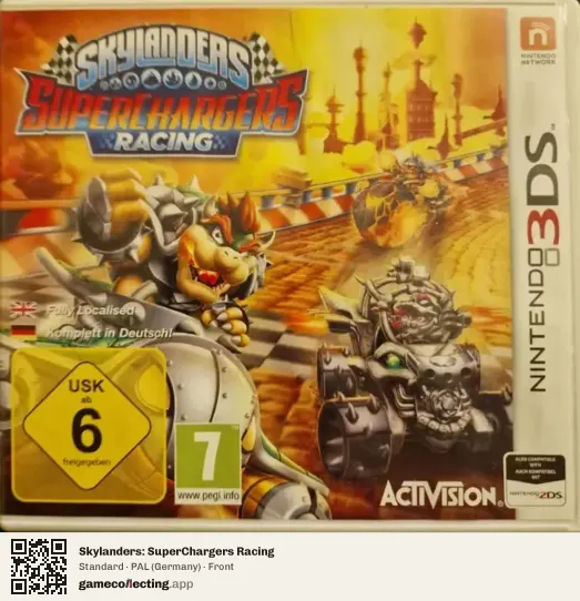 Skylanders: SuperChargers Racing Nintendo 3DS, Germany box front