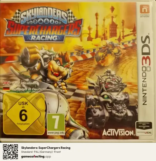 Skylanders: SuperChargers Racing Nintendo 3DS, Germany box front