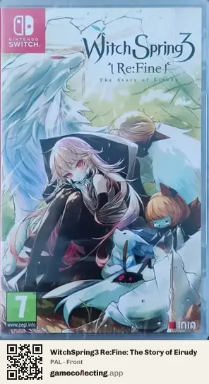 WitchSpring3 Re:Fine: The Story of Eirudy Nintendo Switch, PAL box front