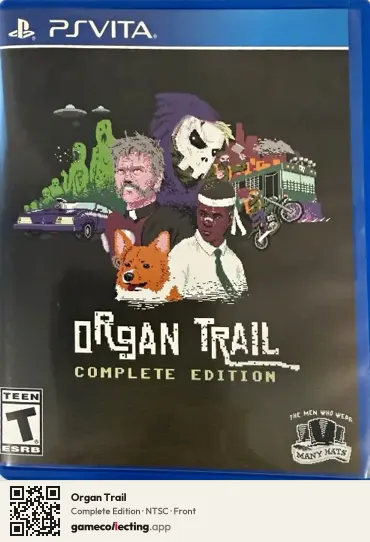 Organ Trail PlayStation Vita, NTSC box front