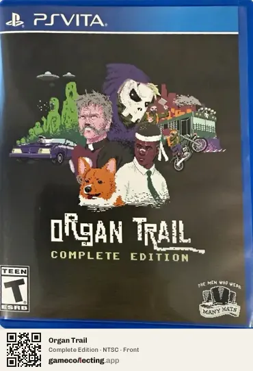 Organ Trail PlayStation Vita, NTSC box front