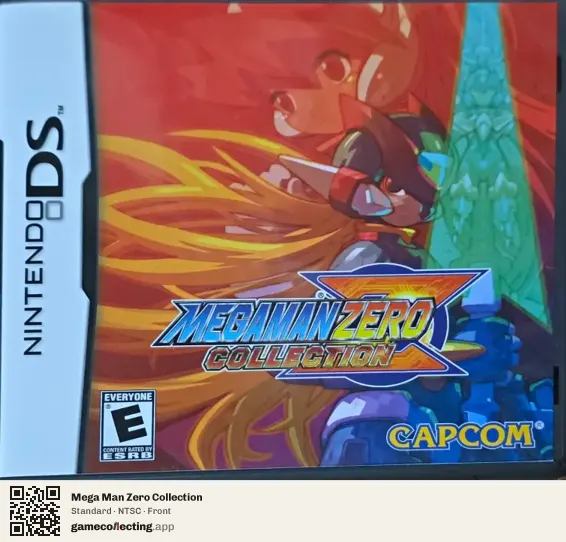 Mega Man Zero Collection Nintendo DS, NTSC box front