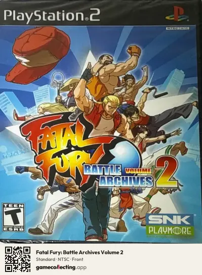 Fatal Fury: Battle Archives Volume 2 PlayStation 2, NTSC box front