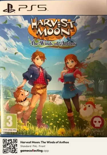 Harvest Moon: The Winds of Anthos PlayStation 5, PAL box front