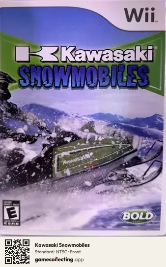 Kawasaki Snowmobiles Nintendo Wii, NTSC box front