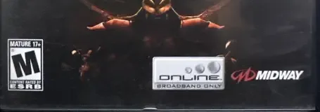 Mortal Kombat: Deception, the ESRB box on its front