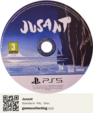 Jusant PlayStation 5, PAL disc