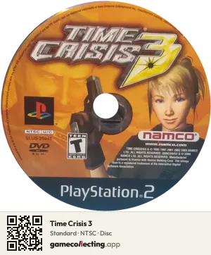 Time Crisis 3 PlayStation 2, NTSC disc