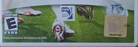 FIFA 10, the ESRB box on its front