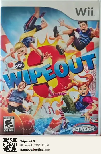 Wipeout 3 Nintendo Wii, NTSC box front