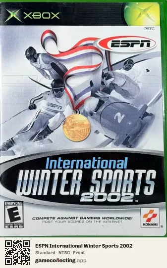 ESPN International Winter Sports 2002 Xbox, NTSC box front