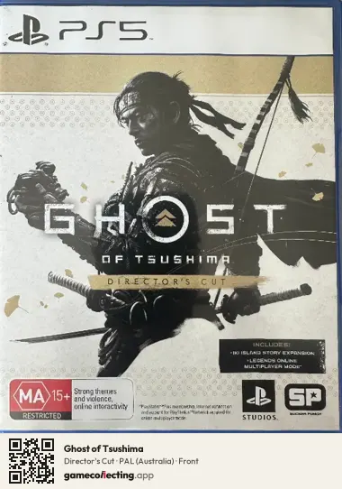 Ghost of Tsushima PlayStation 5, Australia box front