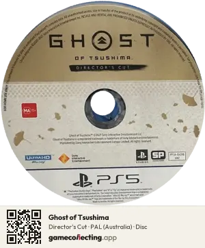 Ghost of Tsushima PlayStation 5, PAL disc