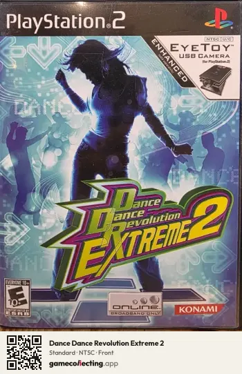 Dance Dance Revolution Extreme 2 PlayStation 2, NTSC box front
