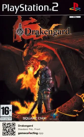 Drakengard PlayStation 2, PAL box front