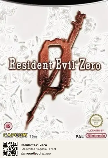Resident Evil Zero Nintendo GameCube, United Kingdom box front