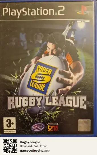Rugby League PlayStation 2, PAL box front