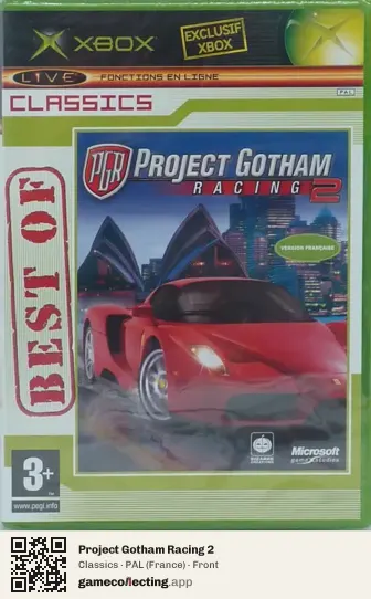 Project Gotham Racing 2 Xbox, France box front